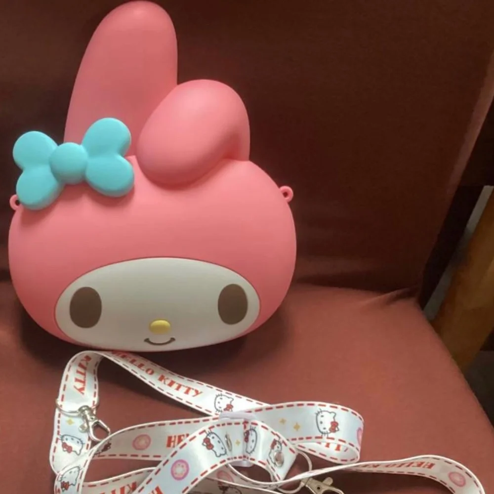 Sanrio My Melody Silicone Crossbody Bag New